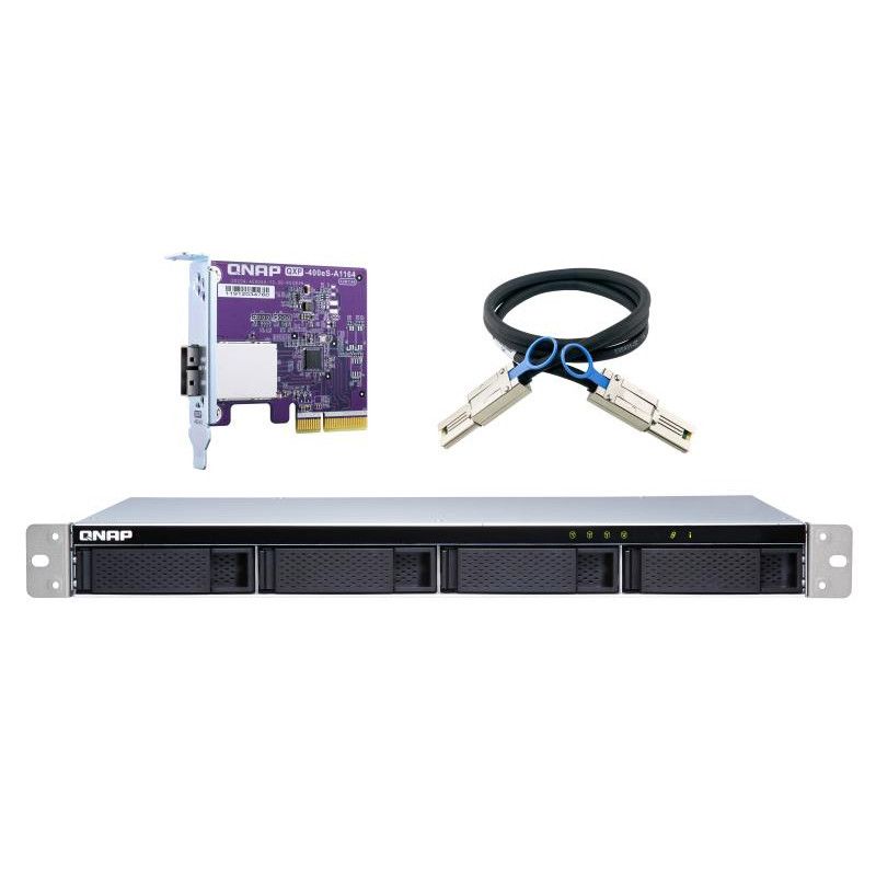 QNAP Rack 1U 4 Baies + PCIe Card · Serveurs NAS · Informat Systems Strasbourg (image 2)