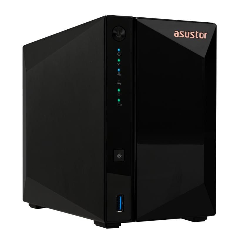 Asustor DRIVESTOR 2 Pro Gen2 AS3302T v2 NAS Realtek RTD1619B 2 Go DDR4 ADM Noir · Serveurs NAS · Informat Systems Strasbourg (image 2)