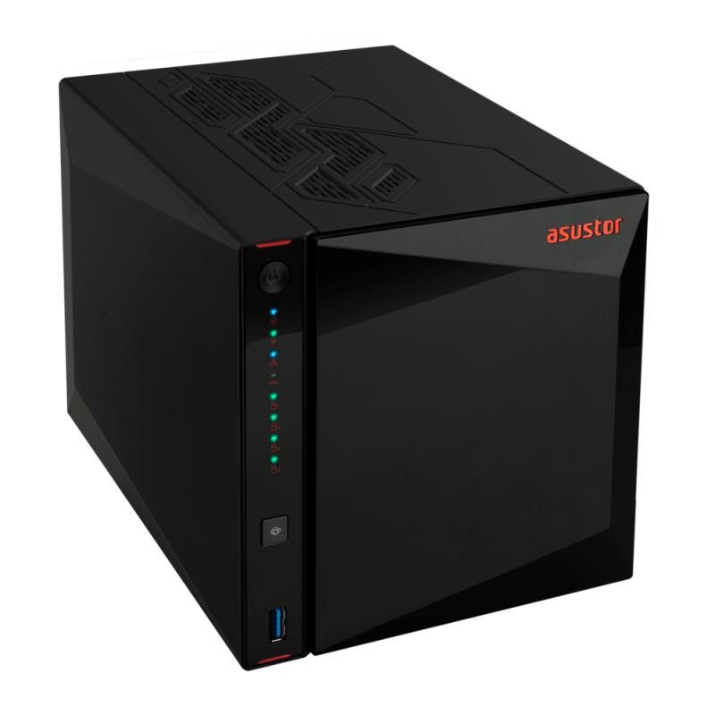 Asustor AS5404T serveur de stockage NAS Intel® Celeron® N5105 4 Go DDR4 0 To ADM Noir · Serveurs NAS · Informat Systems St... (image 3)
