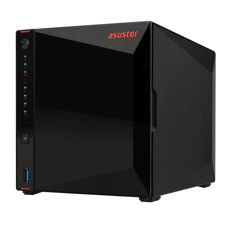 Asustor AS5404T serveur de stockage NAS Intel® Celeron® N5105 4 Go DDR4 0 To ADM Noir · Serveurs NAS · Informat Systems St... (image 5)