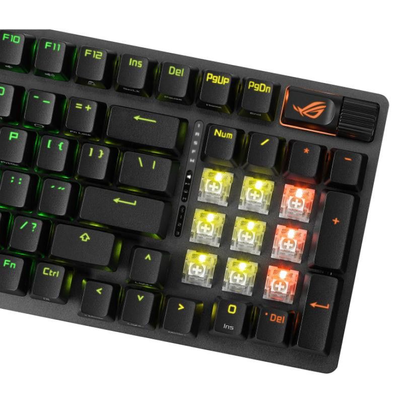 ASUS ROG Strix Scope II 96 Wireless clavier Gaming USB + RF Wireless + Bluetooth AZERTY Français Noir · Claviers PC · Info... (image 9)