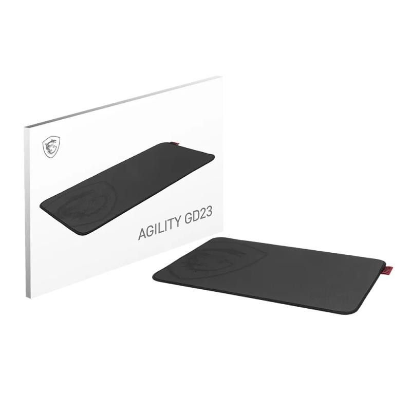 MSI AGILITY GD23 tapis de souris Tapis de souris de jeu Noir · Informat Systems Strasbourg
