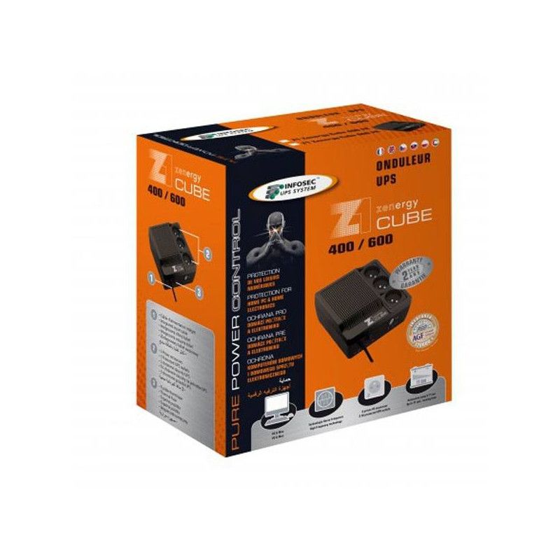 INFOSEC Z1 Zencube EX 400 - OFF Line - 400 VA · Sécurité électrique · Informat Systems Strasbourg (image 2)