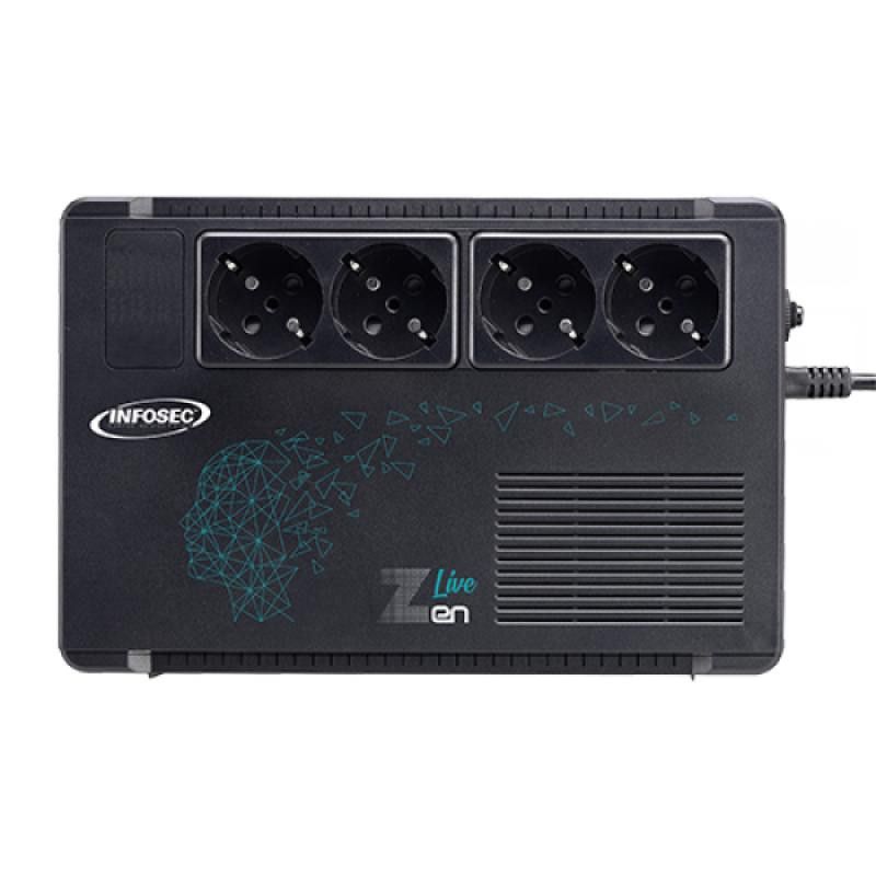 INFOSEC ZEN LIVE 500 - Line interactive- 500 VA · Sécurité électrique · Informat Systems Strasbourg
