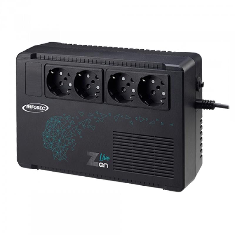 INFOSEC ZEN LIVE 650 - Line interactive- 650 VA · Sécurité électrique · Informat Systems Strasbourg (image 2)