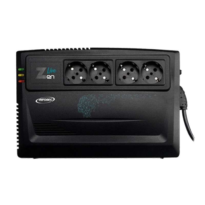 INFOSEC ZEN LIVE 800 - Line interactive- 800 VA · Sécurité électrique · Informat Systems Strasbourg