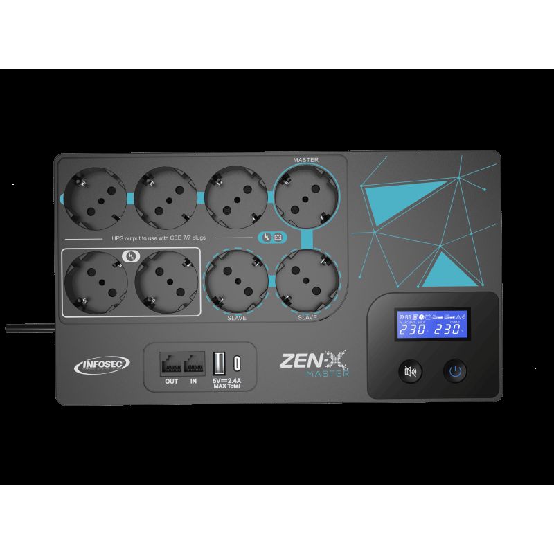 INFOSEC Zen-X Master 800 FR/SCHUKO · Onduleurs · Informat Systems Strasbourg (image 3)