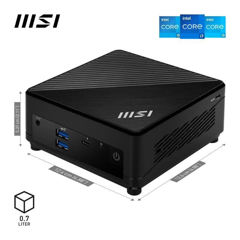 MSI Cubi 5 12M-003BEU · Barebone NUC · Informat Systems Strasbourg (image 3)
