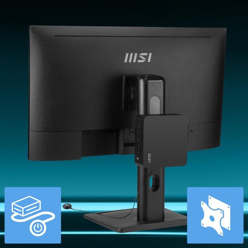 MSI Cubi Z AI 8M-004BEU Cube Noir 8945HS AMD SoC 4,1 GHz Haut-parleurs intégrés · Barebone NUC · Informat Systems Strasbourg (image 8)