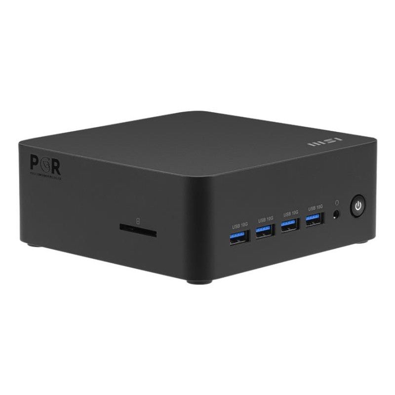 MSI Cubi Z AI 8M R5 8645HS FS 16GB 512GB W11P AMD Ryzen 5 16 Go DDR5-SDRAM 512 Go SSD Windows 11 Pro Mini PC Noir · Barebo... (image 4)