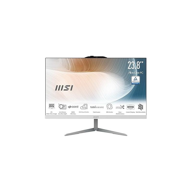 MSI Modern AM242 1M-1083FR Intel Core 3 100U 60,5 cm (23.8") 1920 x 1080 pixels PC All-in-One 16 Go DDR5-SDRAM 512 Go SSD ... (image 5)
