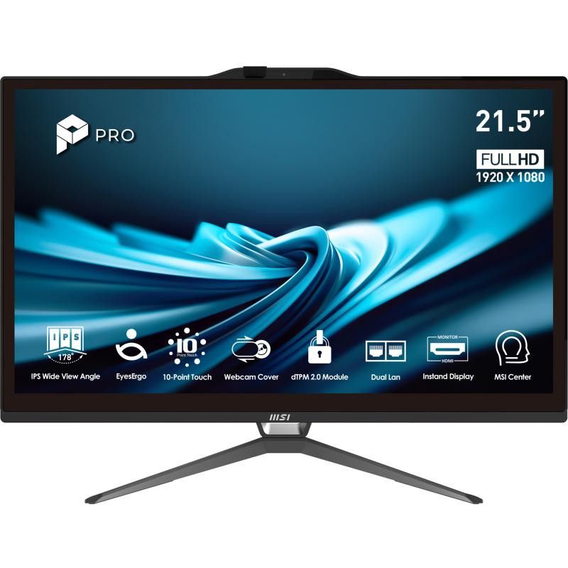 MSI Pro AP222T 14M-428FR Intel® Core i5 i5-14400 54,6 cm (21.5") 1920 x 1080 pixels Écran tactile PC All-in-One 8 Go DDR4-... (image 2)