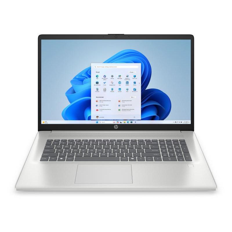 HP 17-cp2062nf AMD Ryzen 3 7320U Ordinateur portable 43,9 cm (17.3") HD+ 8 Go LPDDR5-SDRAM 512 Go SSD Wi-Fi 6 (802.11ax) W...