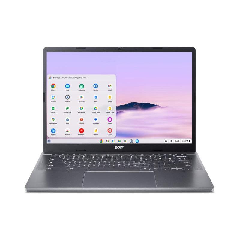 Acer Chromebook Plus 514 CBE574-1-R2Z6 AMD Ryzen 5 7520C 35,6 cm (14") WUXGA 8 Go LPDDR5x-SDRAM 128 Go SSD Wi-Fi 6 (802.11...