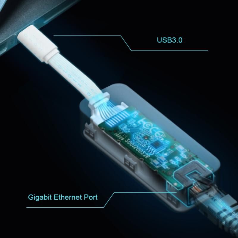 TP-Link UE300C - Adaptateur réseau USB Type-C vers RJ45 Gigabit Ethernet · Adaptateurs Réseaux · Informat Systems Strasbourg (image 5)