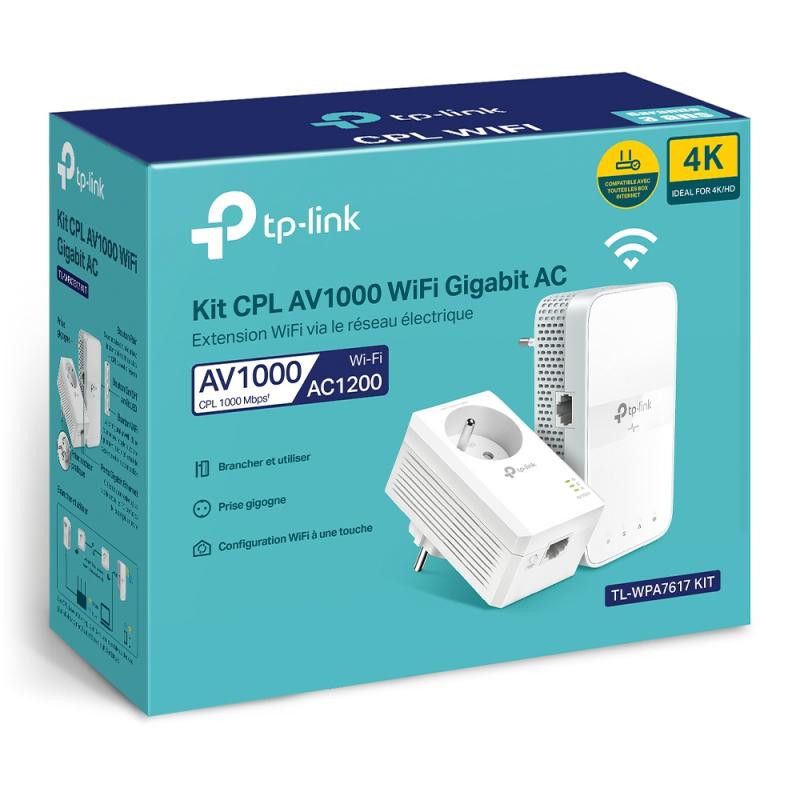 TP-LINK TL-WPA7617 KIT(FR) - Kit 2x CPL AV1000 Gigabit WiFi AC · Informat Systems Strasbourg (image 3)