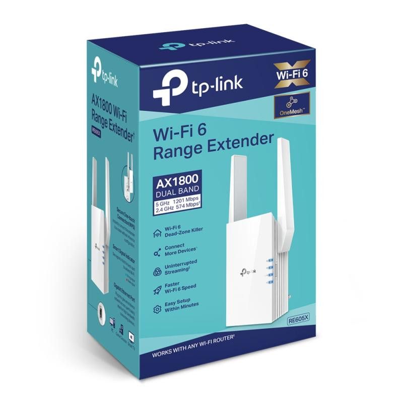 TP-LINK RE605X Répéteur WiFi 6 AX1800 · Point d?accès / Répéteurs · Informat Systems Strasbourg (image 4)