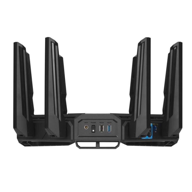 ASUS ROG Rapture GT-BE98 routeur sans fil 10 Gigabit Ethernet Quad-band (2.4 GHz / 5 GHz-1 / 5 GHz-2 / 6 GHz) Noir · Modem... (image 4)