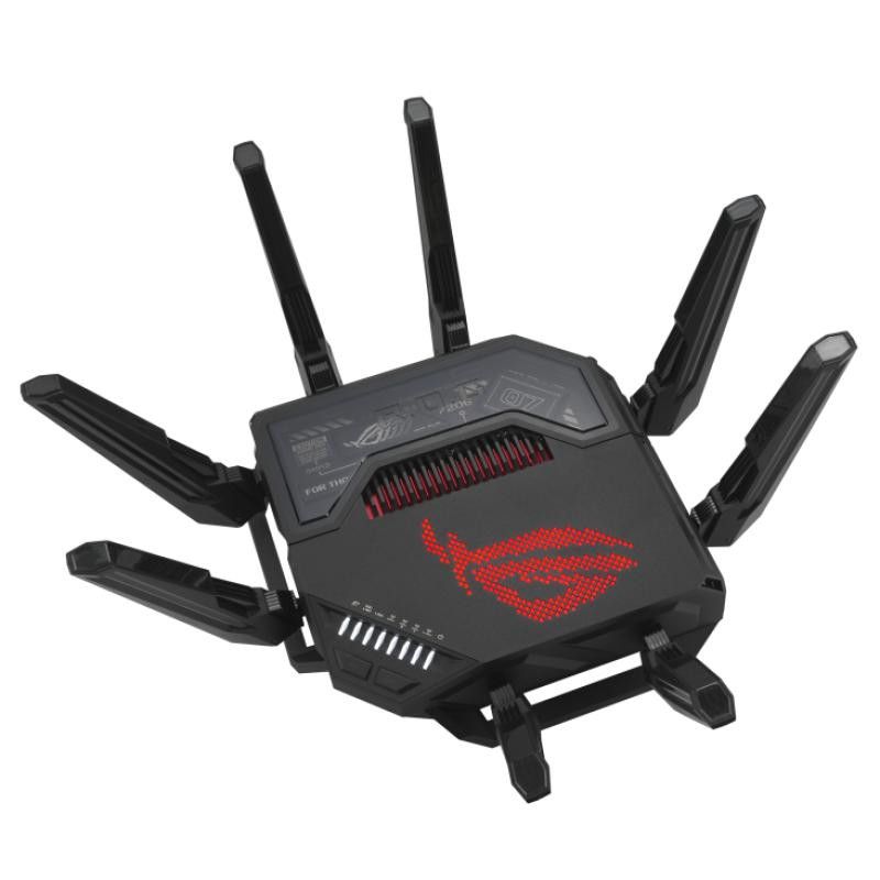 ASUS ROG Rapture GT-BE98 routeur sans fil 10 Gigabit Ethernet Quad-band (2.4 GHz / 5 GHz-1 / 5 GHz-2 / 6 GHz) Noir · Modem... (image 6)