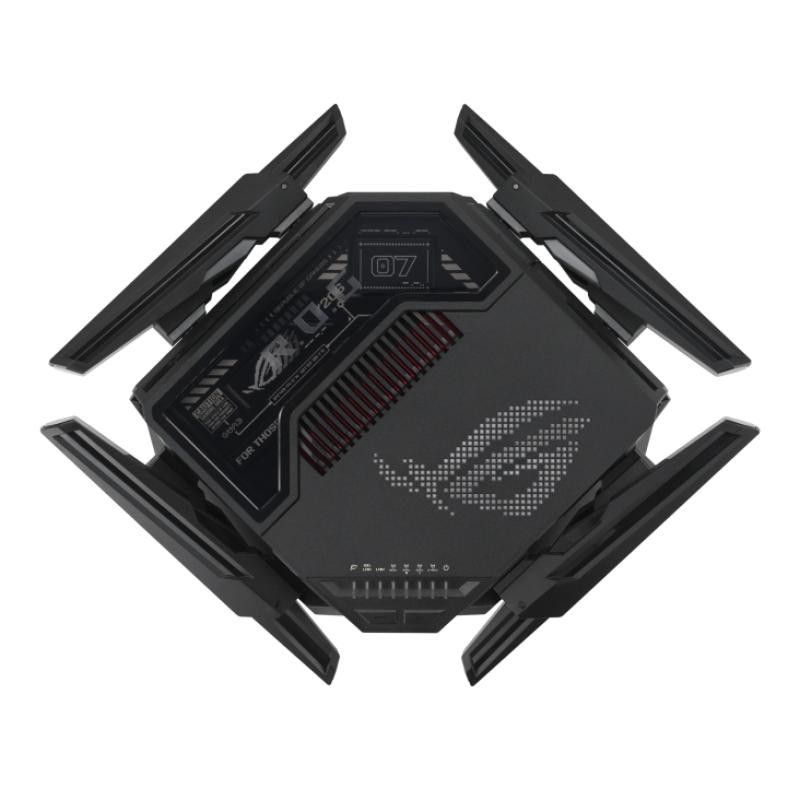 ASUS ROG Rapture GT-BE98 routeur sans fil 10 Gigabit Ethernet Quad-band (2.4 GHz / 5 GHz-1 / 5 GHz-2 / 6 GHz) Noir · Modem... (image 9)