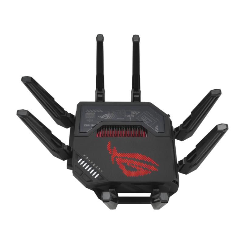ASUS ROG Rapture GT-BE98 routeur sans fil 10 Gigabit Ethernet Quad-band (2.4 GHz / 5 GHz-1 / 5 GHz-2 / 6 GHz) Noir · Modem... (image 10)