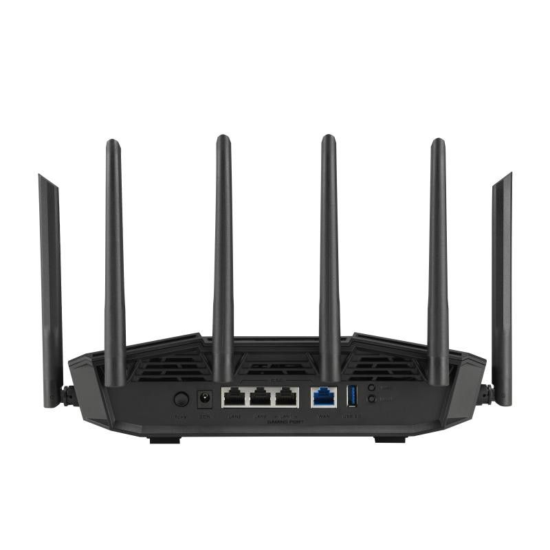 ASUS 90IG0A30-MO9C00 routeur sans fil 2.5 Gigabit Ethernet Tri-bande (2,4 GHz / 5 GHz / 6 GHz) Noir · Routeurs · Informat ... (image 2)