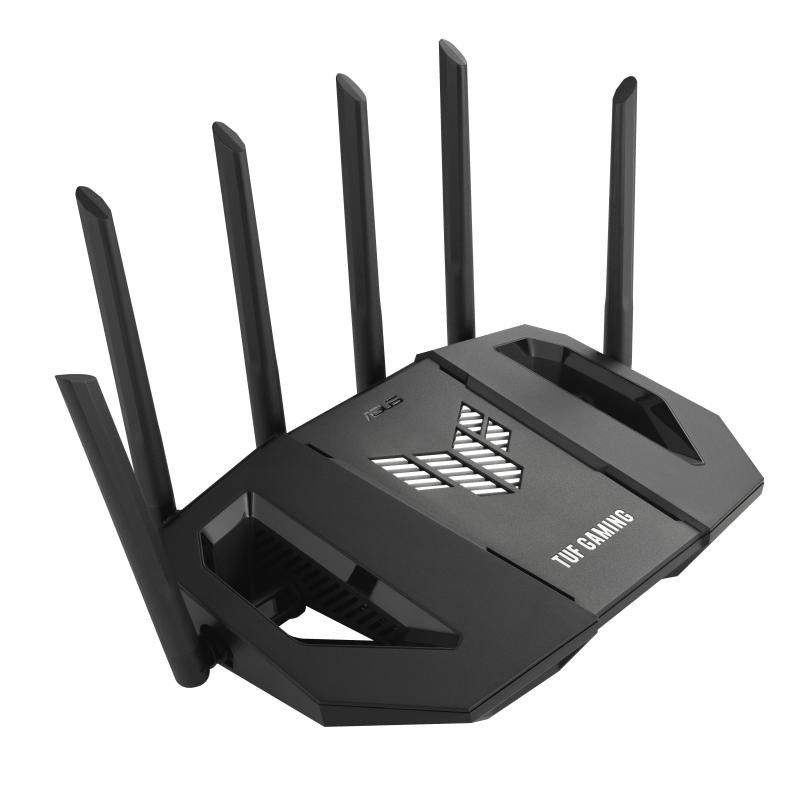 ASUS 90IG0A30-MO9C00 routeur sans fil 2.5 Gigabit Ethernet Tri-bande (2,4 GHz / 5 GHz / 6 GHz) Noir · Routeurs · Informat ... (image 10)