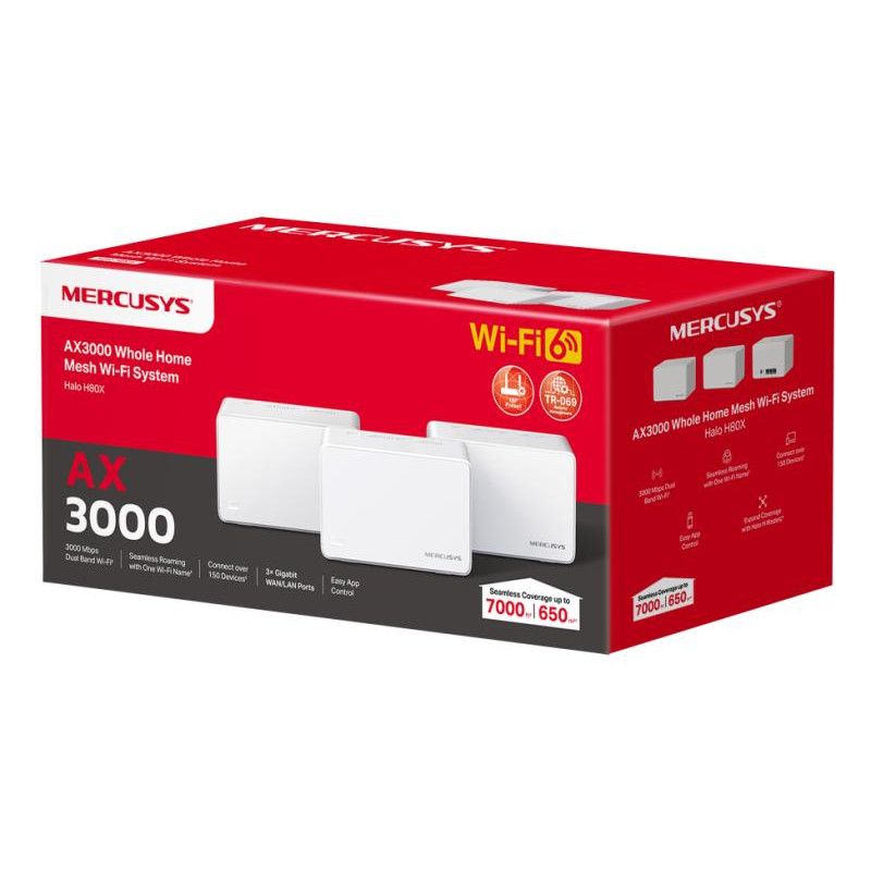 Mercusys Routeur WIFI AX3000 *HALO H80X(3-PACK) · Routeurs · Informat Systems Strasbourg (image 5)