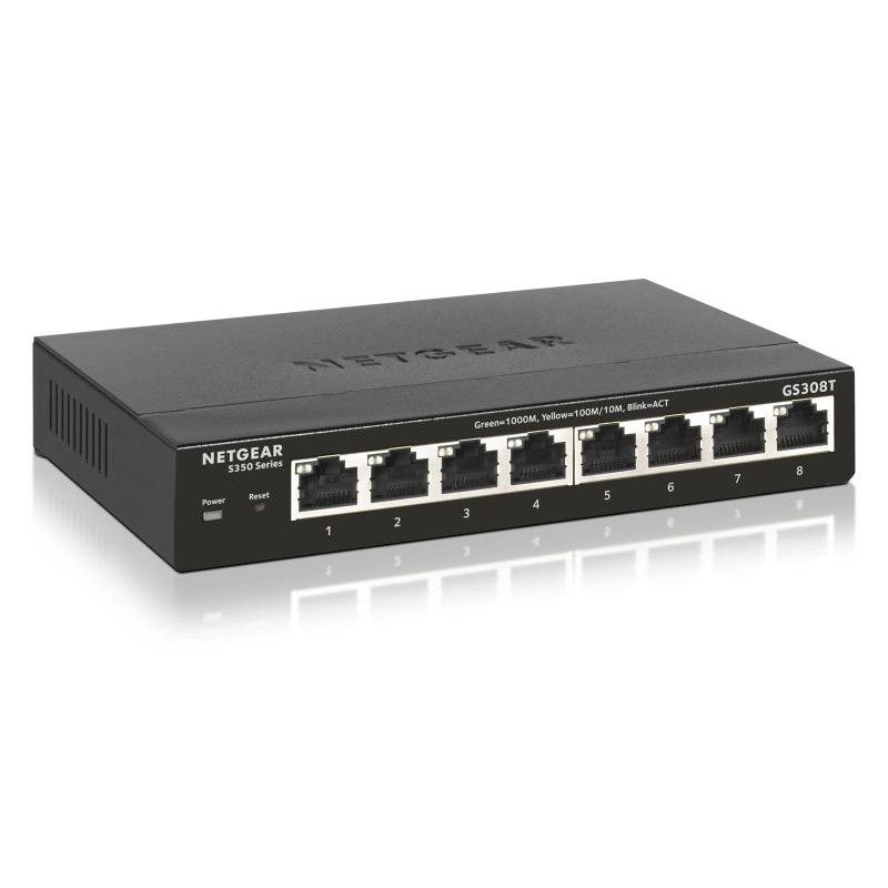 NETGEAR Smart Switch NETGEAR® série S350 8 ports Gigabit · Gigabit Ethernet · Informat Systems Strasbourg
