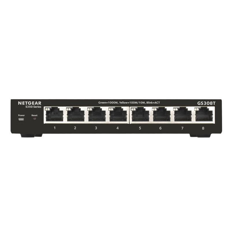 NETGEAR Smart Switch NETGEAR® série S350 8 ports Gigabit · Gigabit Ethernet · Informat Systems Strasbourg (image 2)