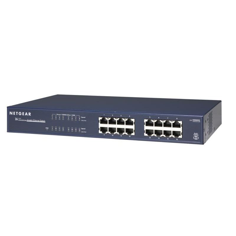 NETGEAR 16-PORT GE UNMANAGED SWITCH (JGS516) · Gigabit Ethernet · Informat Systems Strasbourg (image 2)