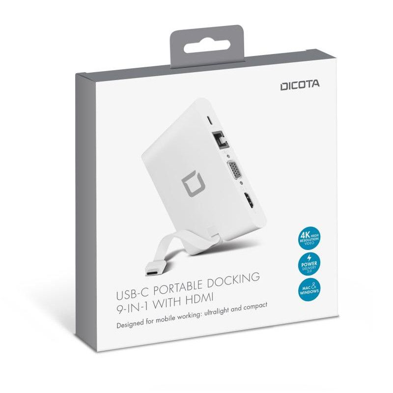 DICOTA Station d'accueil USB-C 9-in-1 + HDMI · SWITCH · Informat Systems Strasbourg (image 4)