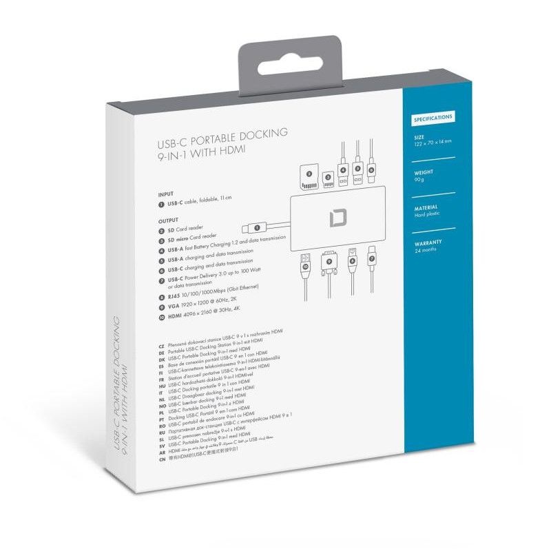 DICOTA Station d'accueil USB-C 9-in-1 + HDMI · SWITCH · Informat Systems Strasbourg (image 5)