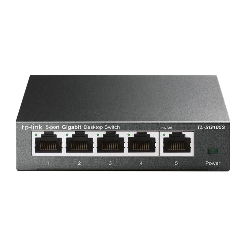 TP-Link TL-SG105S - Switch de bureau 5 ports Gigabit - Boîtier métal · Gigabit Ethernet · Informat Systems Strasbourg