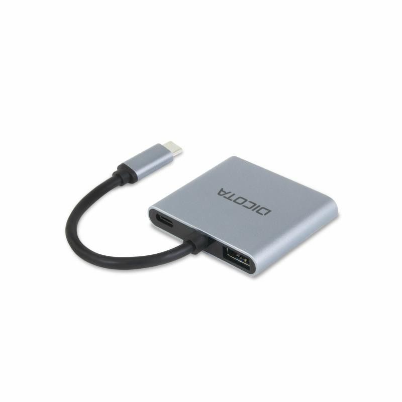DICOTA D32063 station d'accueil Tablette/Smartphone/ordinateur portable Argent · Switches · Informat Systems Strasbourg (image 2)
