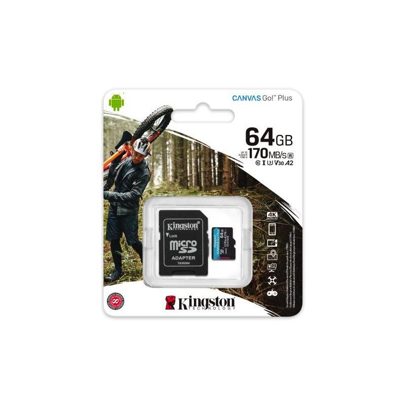 KINGSTON microSDXC Canvas Go Plus 64G *SDCG3/64GB · CARTE MEMOIRE · Informat Systems Strasbourg (image 5)