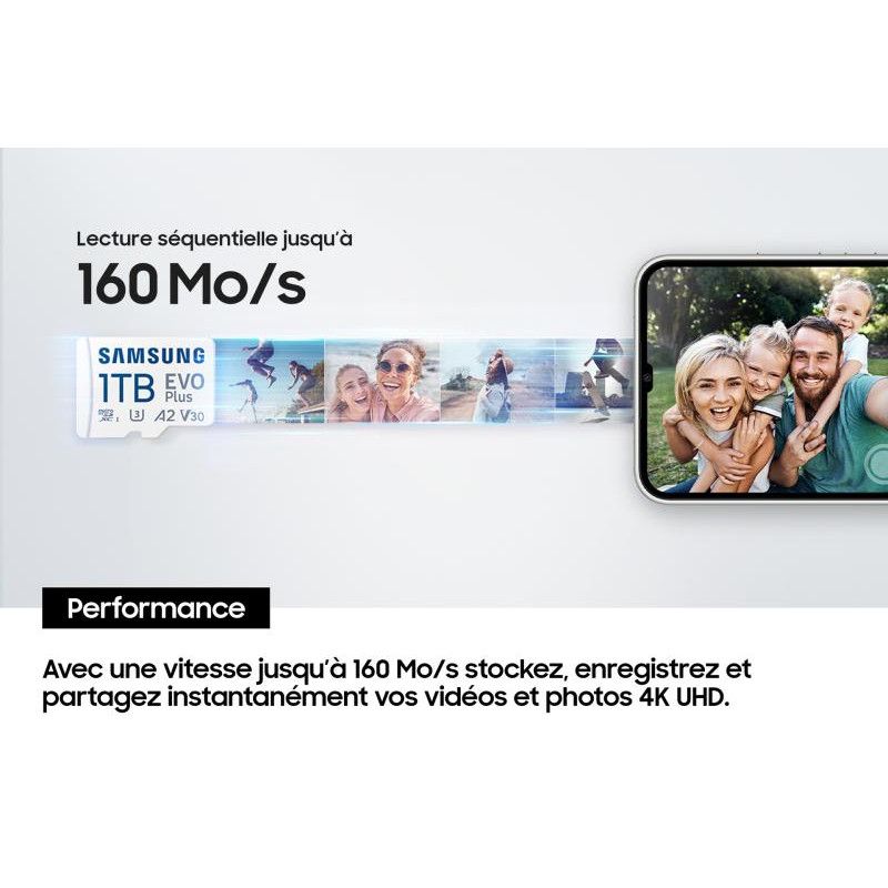Samsung Carte MicroSD EVO Plus (2024) 128 Go · CARTE MEMOIRE · Informat Systems Strasbourg (image 7)