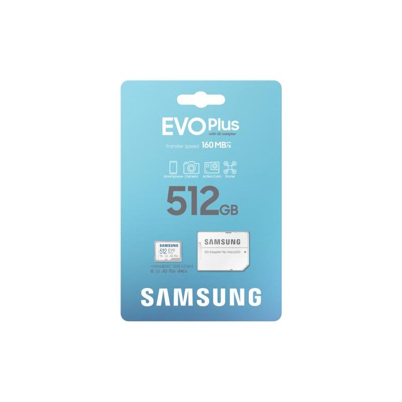 Samsung Carte MicroSD EVO Plus (2024) 512 Go · CARTE MEMOIRE · Informat Systems Strasbourg (image 4)