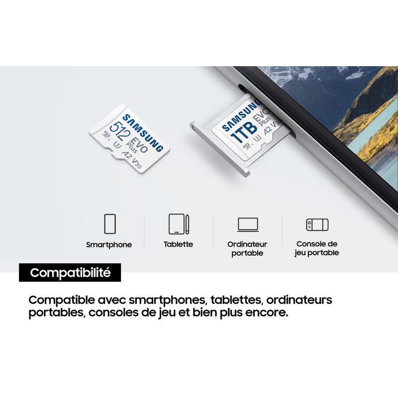 Samsung Carte MicroSD EVO Plus (2024) 1 To · CARTE MEMOIRE · Informat Systems Strasbourg (image 6)