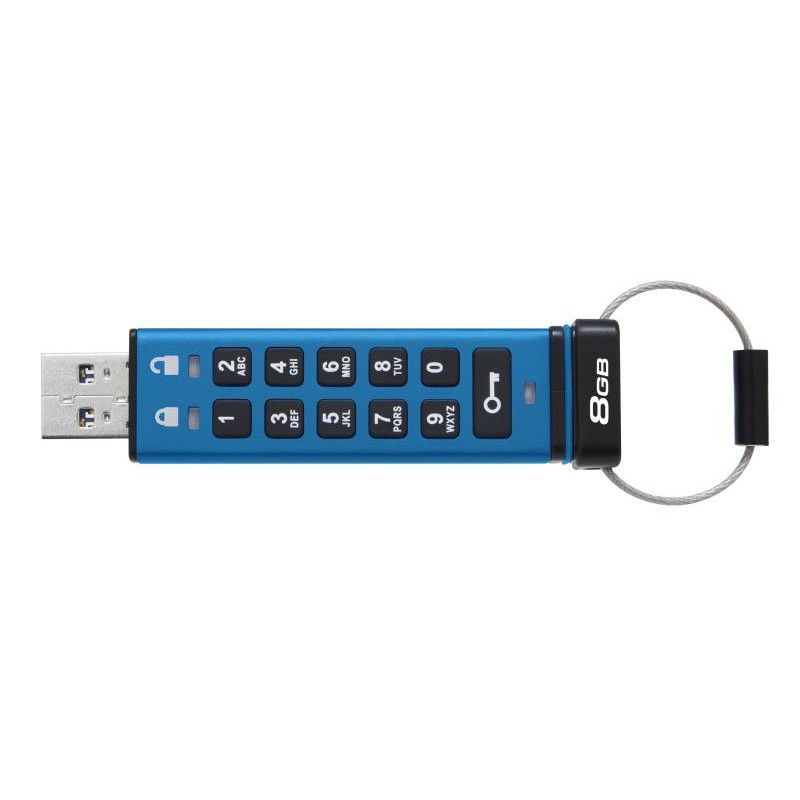 Kingston Technology IronKey Keypad 200 de 8 Go, FIPS 140-3 niveau 3 (en attente), chiffrement AES-256 · Clé USB · Informat... (image 3)