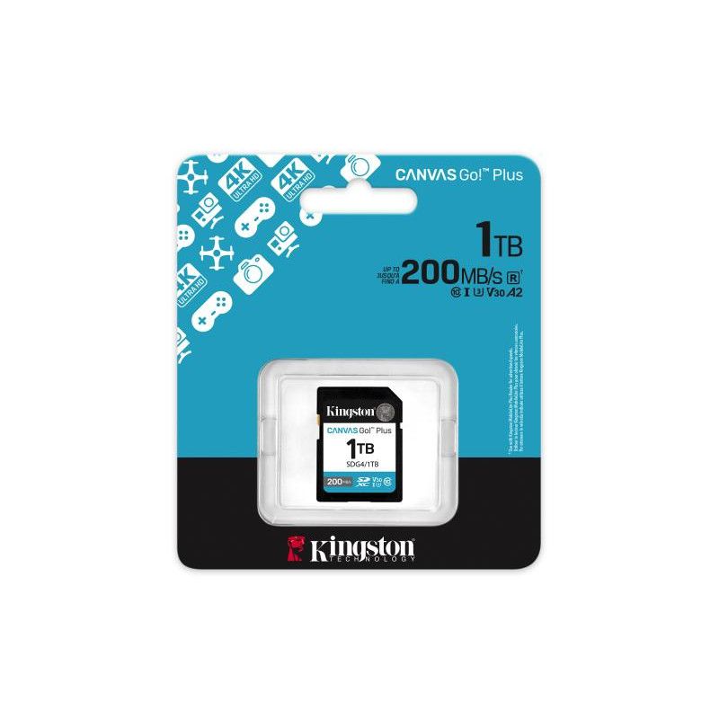 Kingston Technology Canvas Go! Plus 1 To SDXC Canvas Go Plus Gen4 200 Mo/s C10 UHS-I U3 V30 · CARTE MEMOIRE · Informat Sys... (image 3)