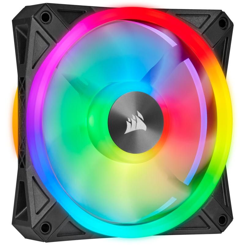CORSAIR ICUE QL140 RGB Pack de 2 · Refroidissement PC · Informat Systems Strasbourg