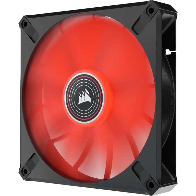 CORSAIR ML140 LED ELITE 140mm Magnetic Levitation Rouge SINGLE PACK · Refroidissement PC · Informat Systems Strasbourg (image 3)