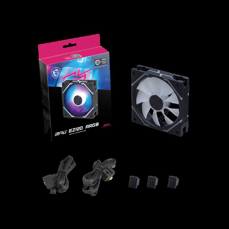 MSI MPG EZ120 ARGB WHITE-1W · Refroidissement PC · Informat Systems Strasbourg (image 3)