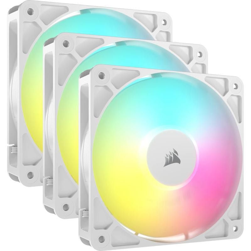 Corsair RS120 ARGB Boitier PC Ventilateur 12 cm Blanc 3 pièce(s) · Ventilateur Boitier · Informat Systems Strasbourg