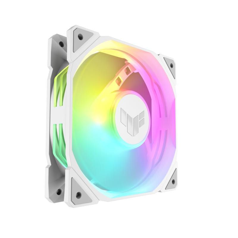 ASUS TUF GAMING TR120 ARGB REVERSE 3IN1 White Boitier PC Refroidisseur d'air 12 cm Blanc · Ventilateur Boitier · Informat ... (image 2)