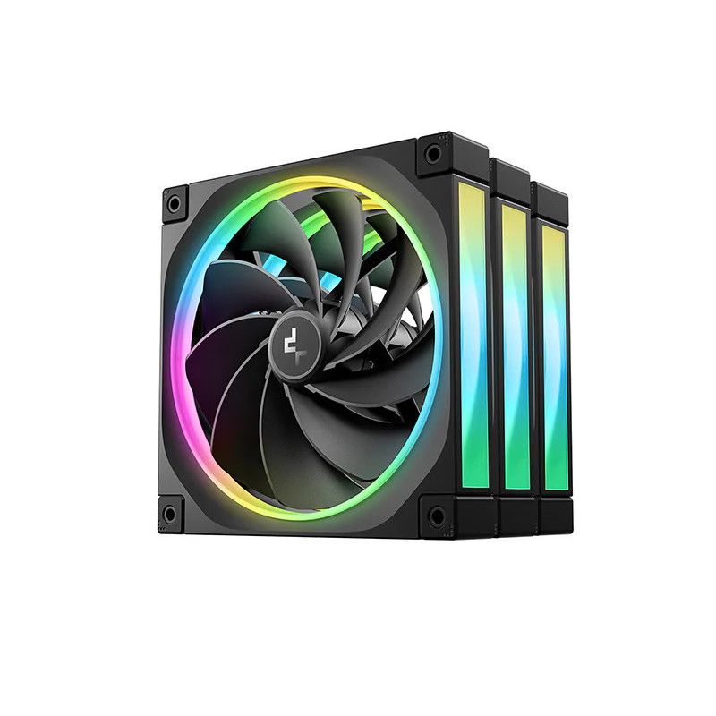 DeepCool FL14R Boitier PC Ventilateur 14 cm Noir 3 pièce(s) · Ventilateur Boitier · Informat Systems Strasbourg (image 5)