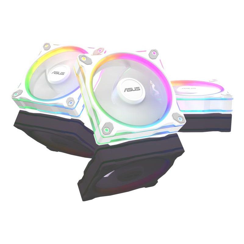ASUS Prime MR120 Fan ARGB White 3in1 Boitier PC Ventilateur 12 cm Blanc · Ventilateur Boitier · Informat Systems Strasbourg (image 2)