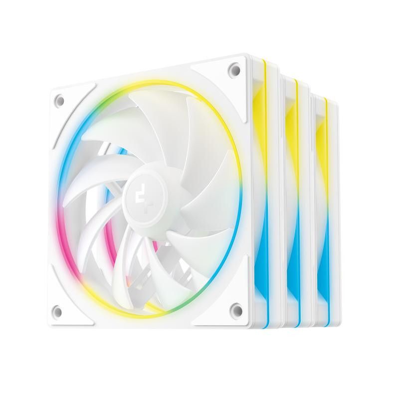 DeepCool FL12 SE WH 3-in-1 Boitier PC Ventilateur 12 cm Blanc 3 pièce(s) · Ventilateur Boitier · Informat Systems Strasbourg