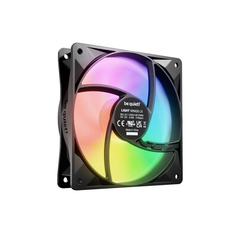 be quiet! Light Wings LX 120 mm PWM | Ventilateur PC ARGB high-speed, Pack de 3 · Ventilateur Boitier · Informat Systems S... (image 4)